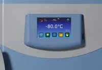 Pantalla de control del congelador de temperatura ultrabaja