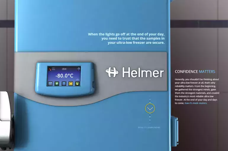 Ultra-Low Freezer Interactive Website