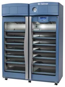Double Door Blood Bank Refrigerator