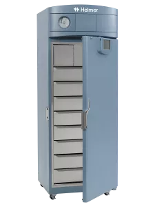 Upright Plasma Freezer - Door Open