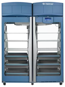 Double Door Medical-Grade Pass-Thru Refrigerator