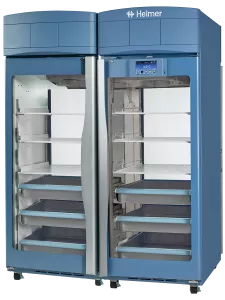 Double Door Medical-Grade Pass-Thru Refrigerator