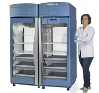 Medical Grade Pass-Thru Refrigerator